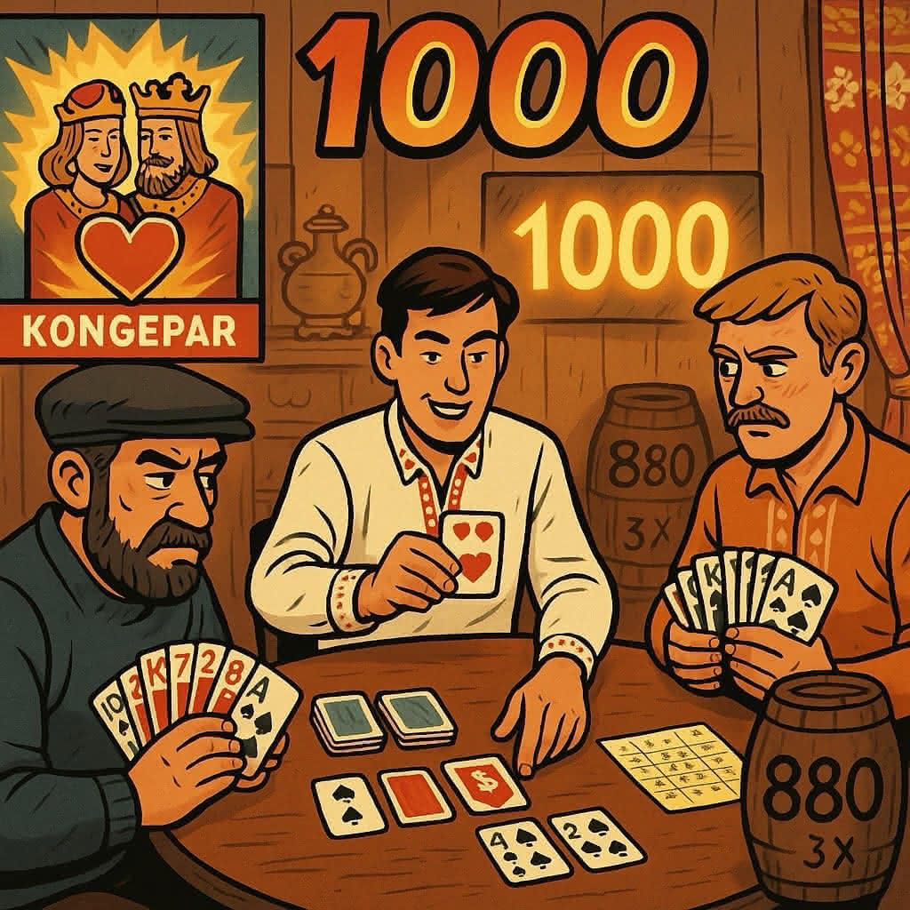 Illustrasjon til 1000: Om spillet