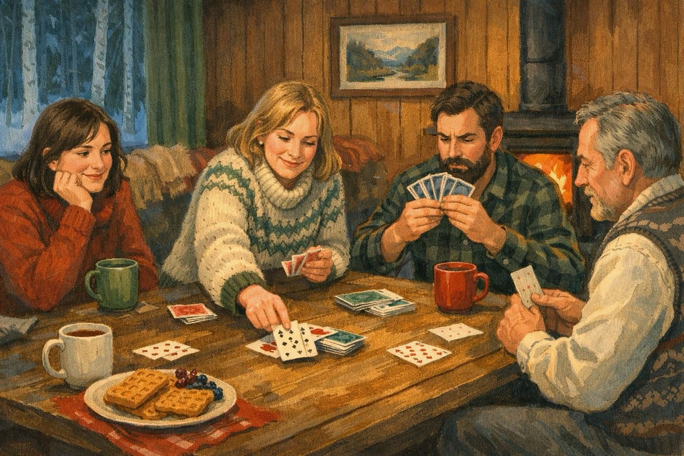 Kortspill for 4 spillere