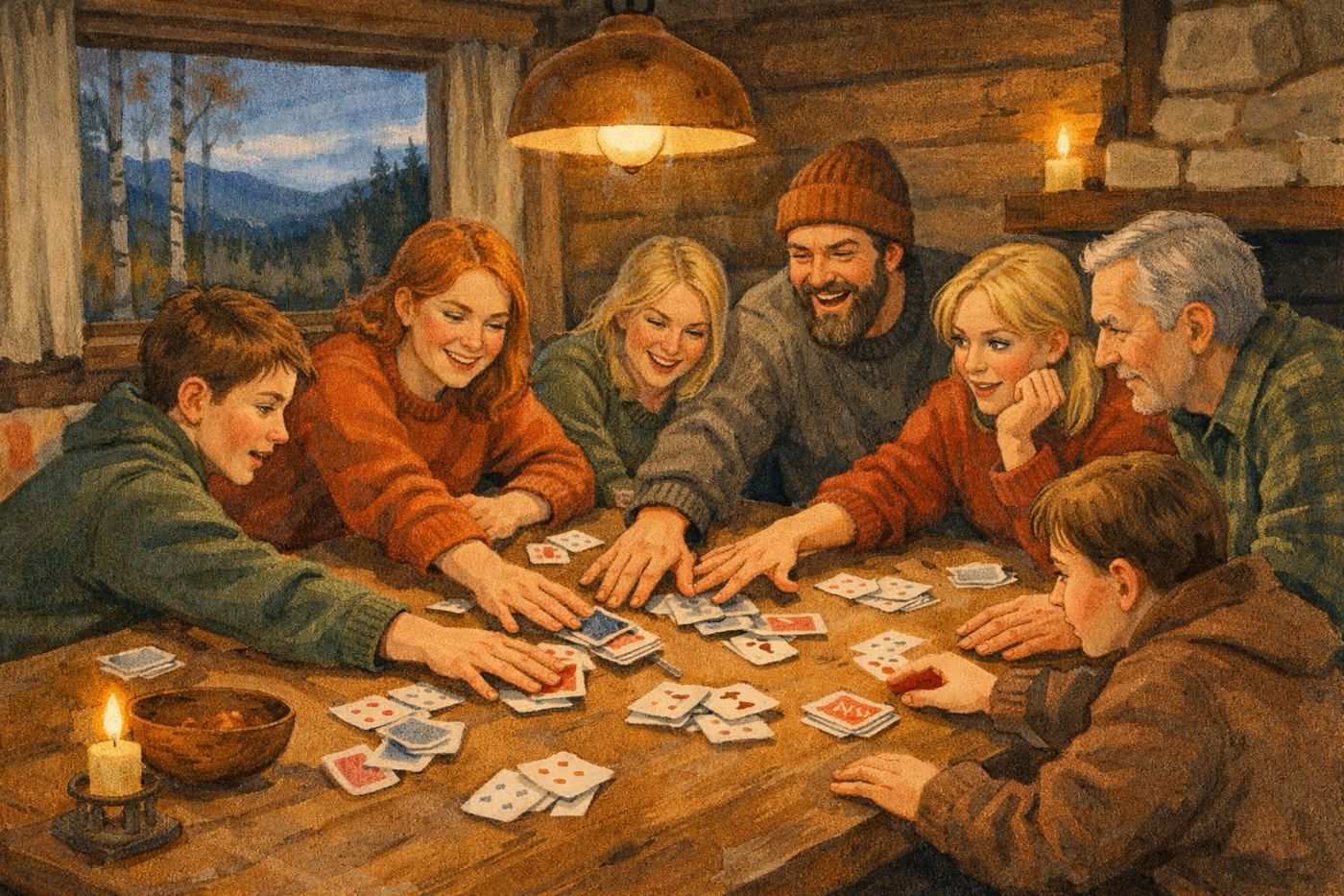 Kortspill for 7 spillere