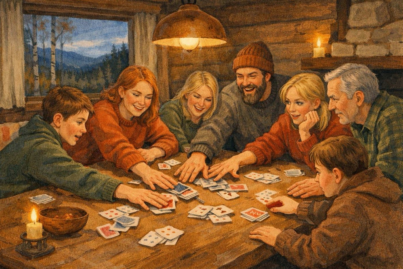 Kortspill for 7 spillere