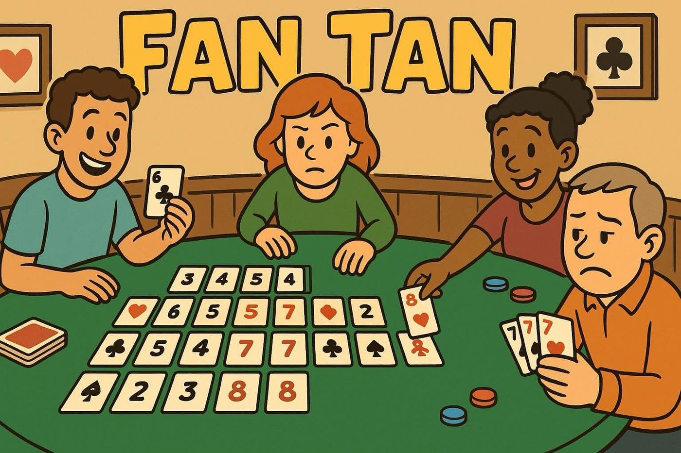 Illustrasjon til Fan Tan: Forberedelser