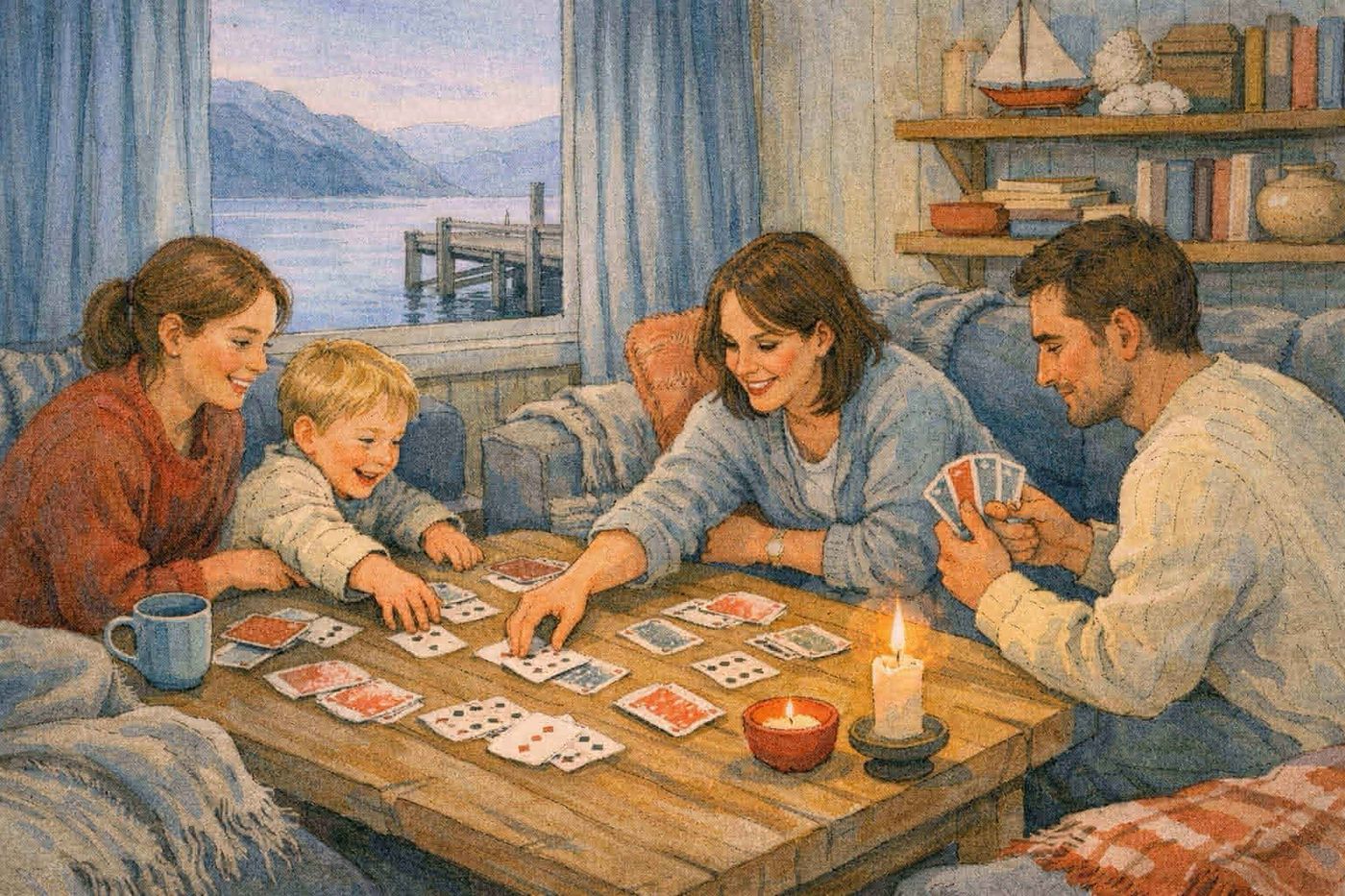 Fiskespill med kort