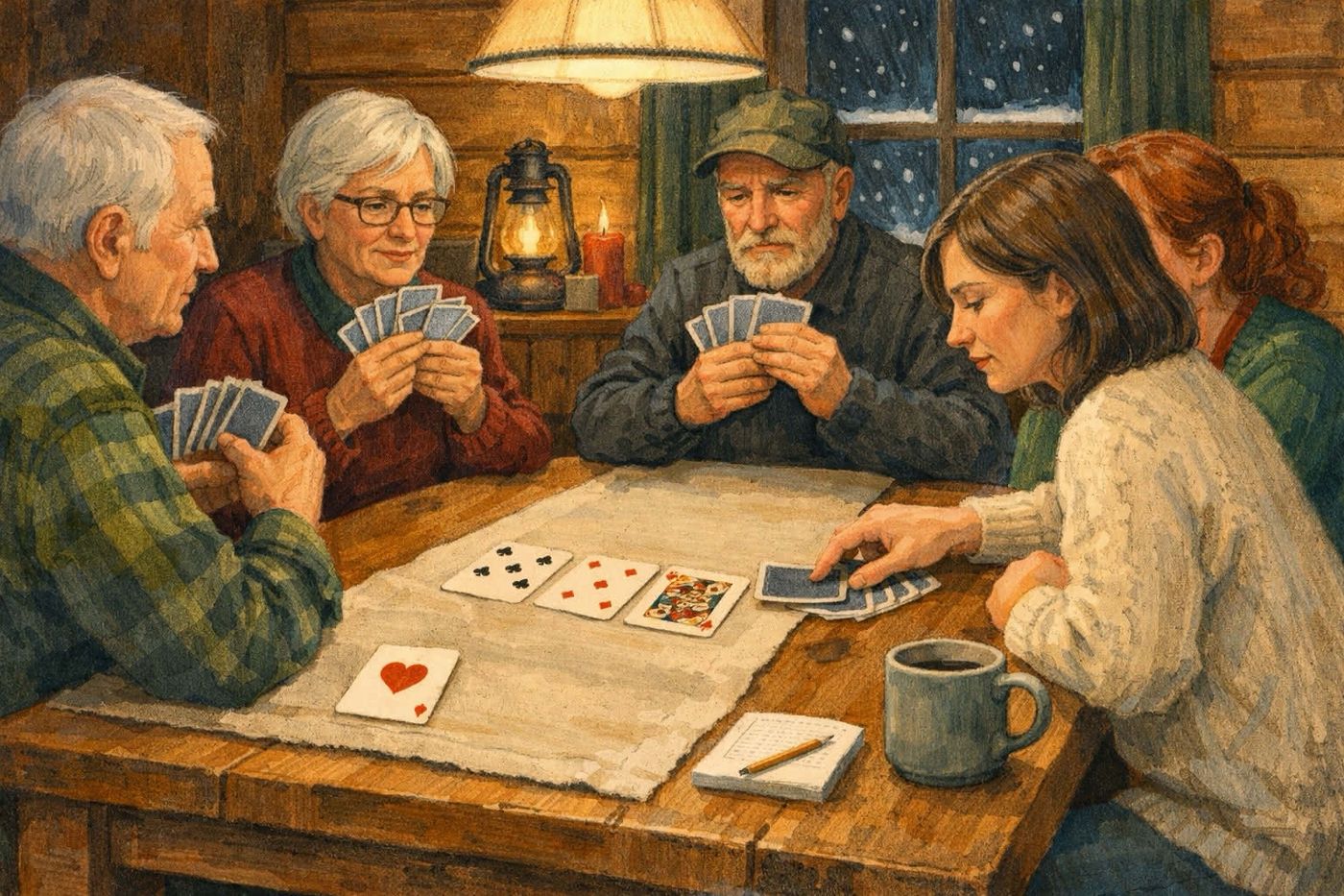 Illustrasjon til Klassisk Whist: Om spillet