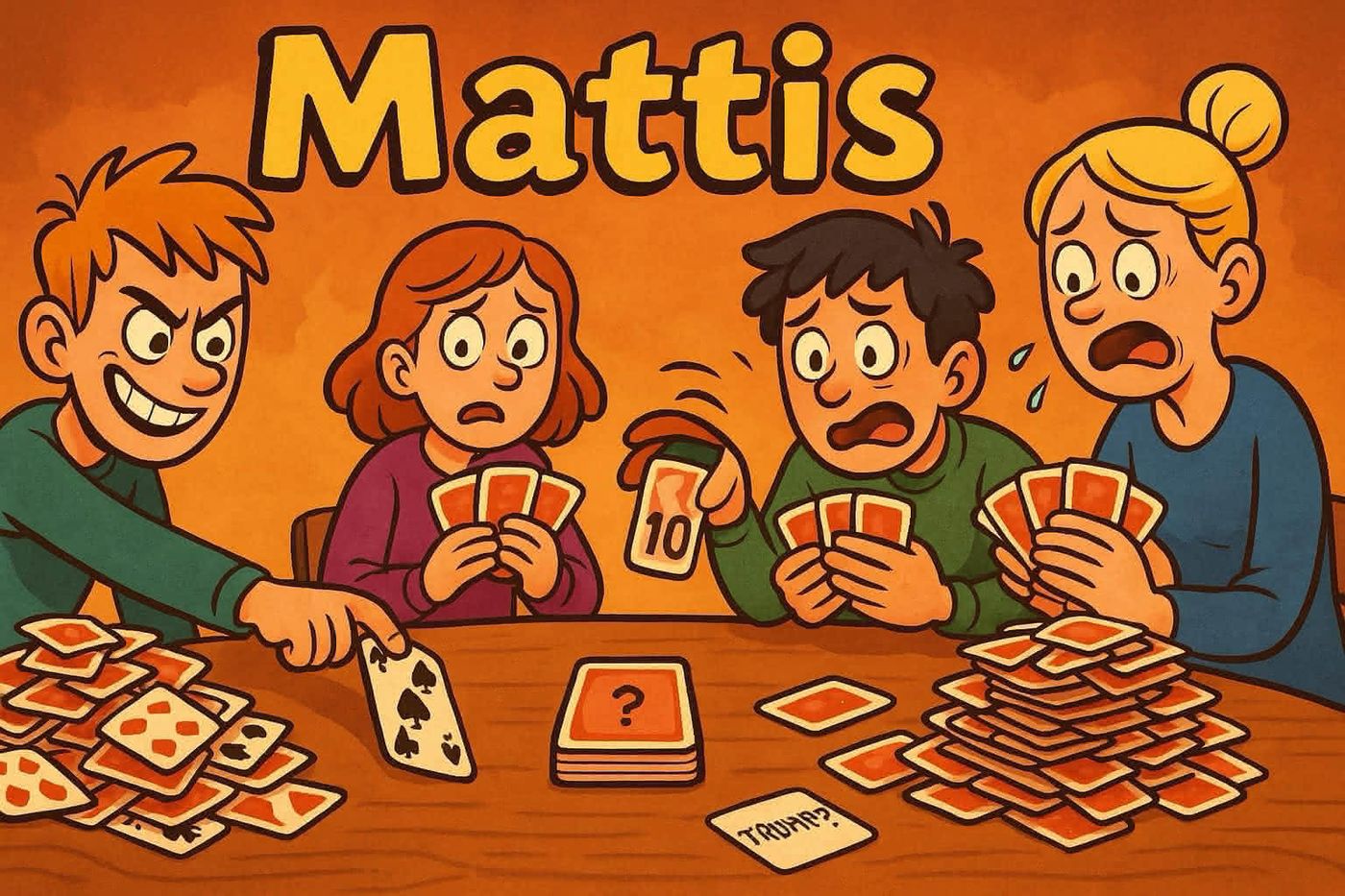 Illustrasjon til Mattis: Om spillet