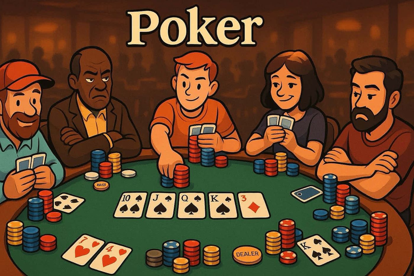 Illustrasjon til Poker: Om spillet